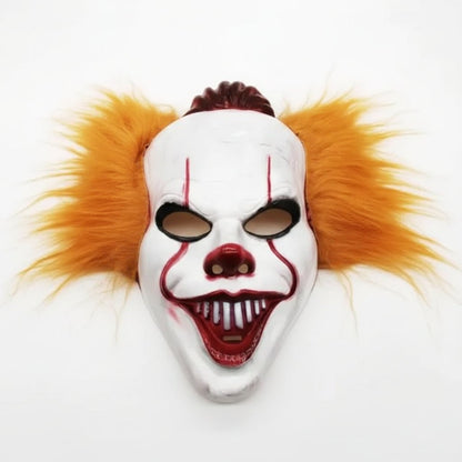 Chilling Jester Mask for Halloween Festivities and Haunted Events