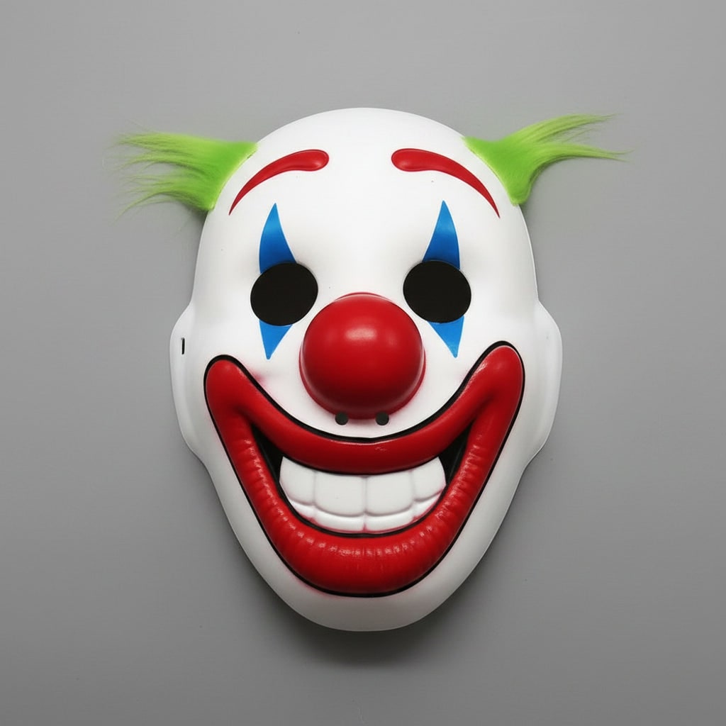 Chilling Jester Mask for Halloween Festivities and Haunted Events