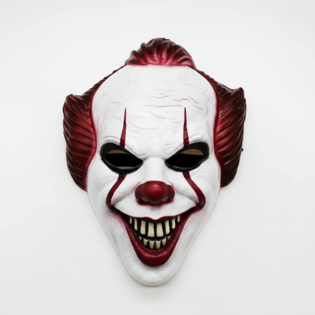 Chilling Jester Mask for Halloween Festivities and Haunted Events