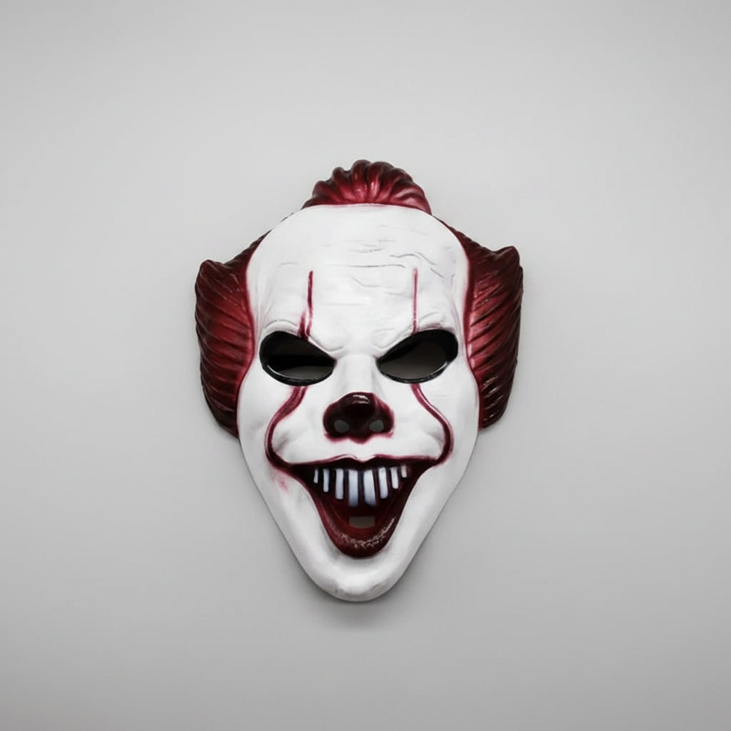 Chilling Jester Mask for Halloween Festivities and Haunted Events