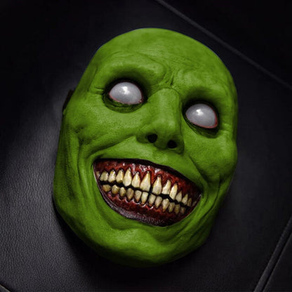Chilling Demon Face Mask with Glaring Teeth for Halloween Fun