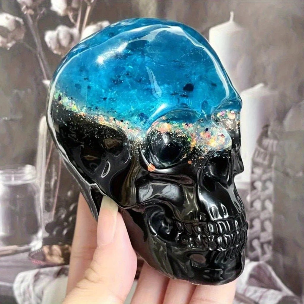 Creepy Skull Crafting Molds for Resin and Candle Creations