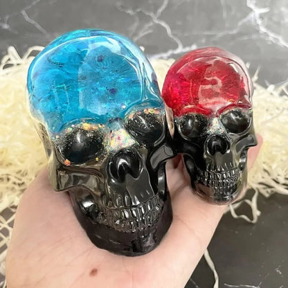 Creepy Skull Crafting Molds for Resin and Candle Creations