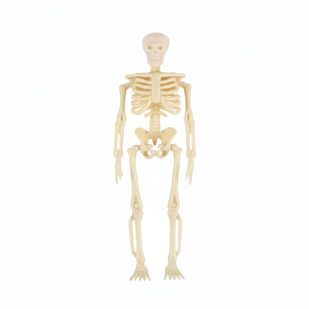 Poseable Mini Skeleton Figurines for Spooky Halloween Decor