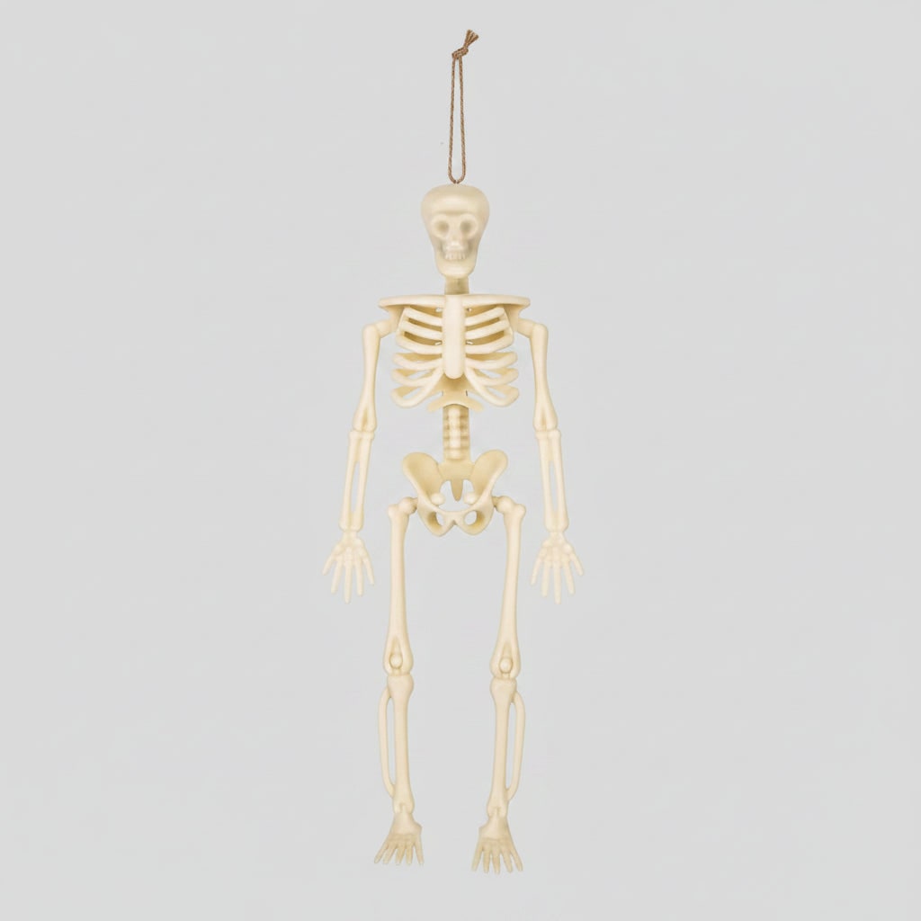 Poseable Mini Skeleton Figurines for Spooky Halloween Decor
