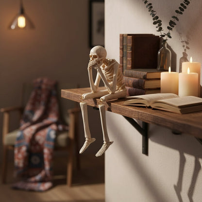 Charming Poseable Skeleton Figurines for Spooky Decor