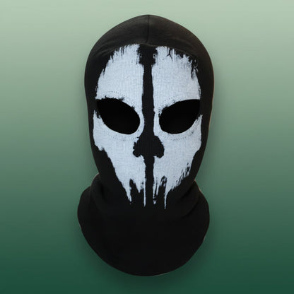 Creepy Phantom Knit Mask for Full Face Coverage in Winter