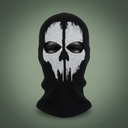 Creepy Phantom Knit Mask for Full Face Coverage in Winter