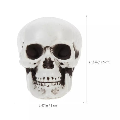 Miniature Bone Skull Decorations for Halloween Festivities