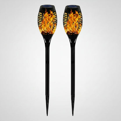 Solar Flickering Flame Outdoor Lanterns for Halloween Décor