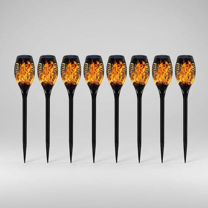 Solar Flickering Flame Outdoor Lanterns for Halloween Décor