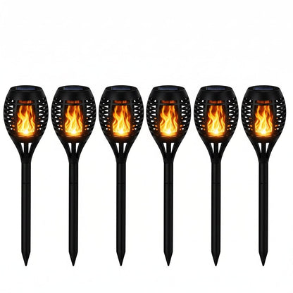 Enchanted Solar Flame Lights for Outdoor Decor and Pathways