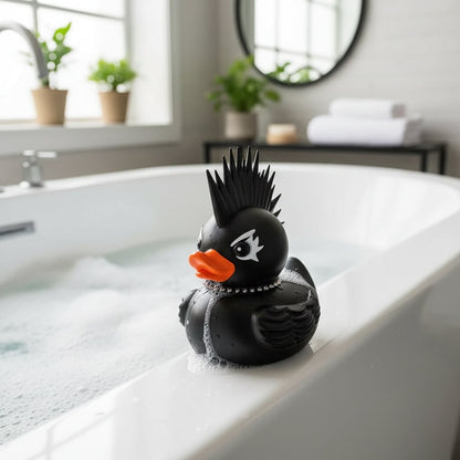 Edgy Gothic Duckling for Spooky Home & Vehicle Decor