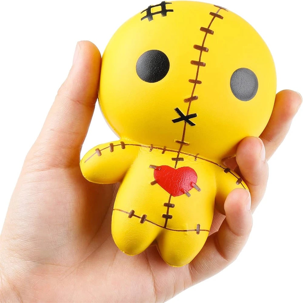 Charming Halloween Stress Relief Toy - Squeezable Doll Delight