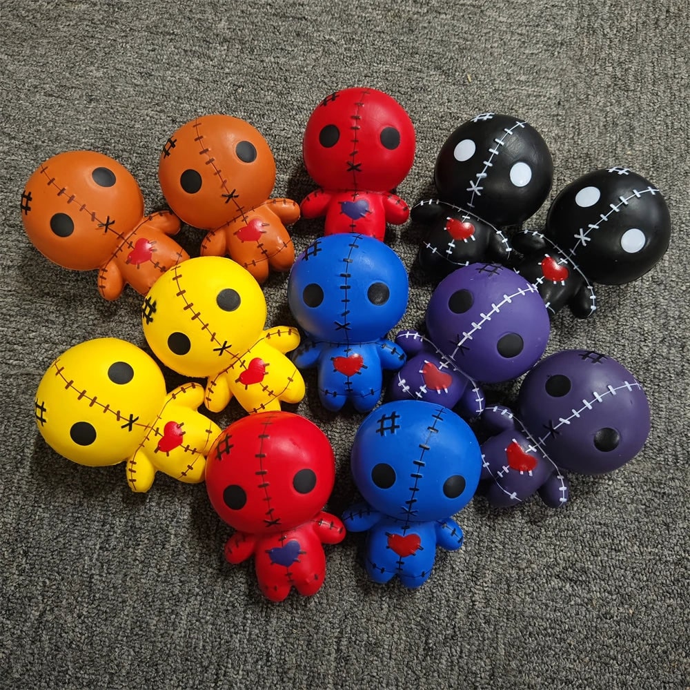Charming Halloween Stress Relief Toy - Squeezable Doll Delight