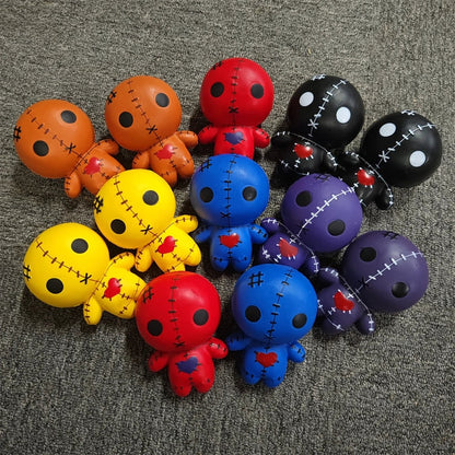 Charming Halloween Stress Relief Toy - Squeezable Doll Delight