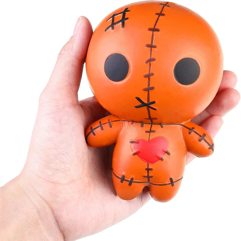 Charming Halloween Stress Relief Toy - Squeezable Doll Delight