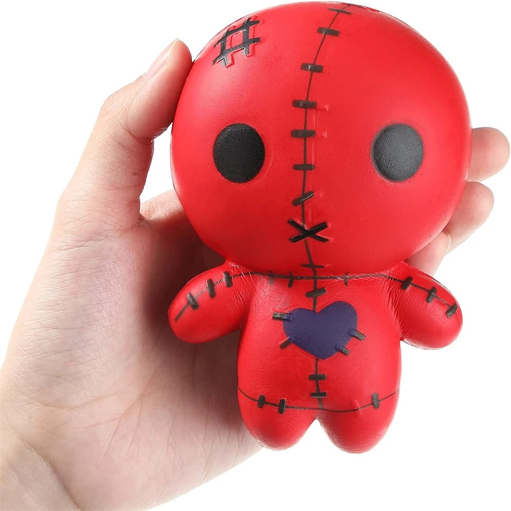 Charming Halloween Stress Relief Toy - Squeezable Doll Delight