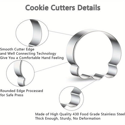 Festive Halloween Cookie Cutters Set – 7 Unique Shapes