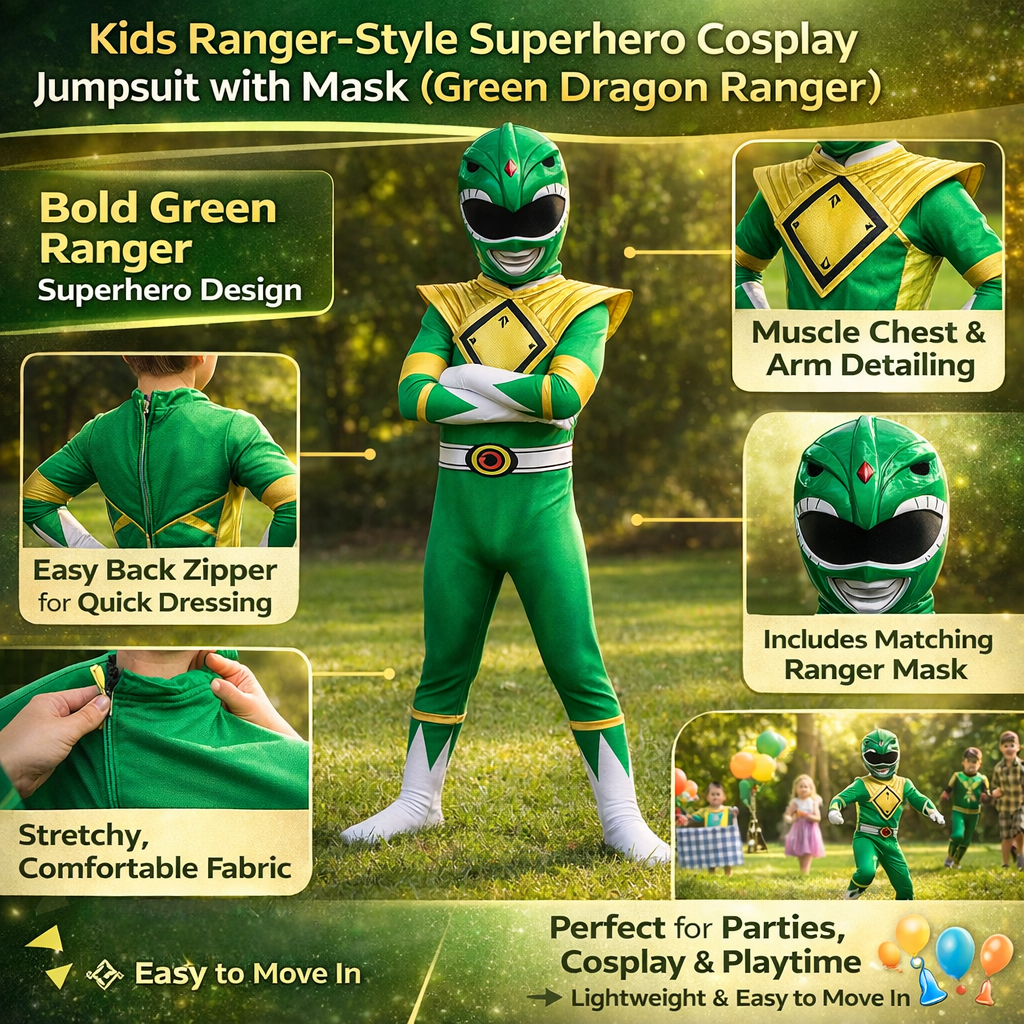 Ultimate Adventure Ranger Costume with Mask for Kids
