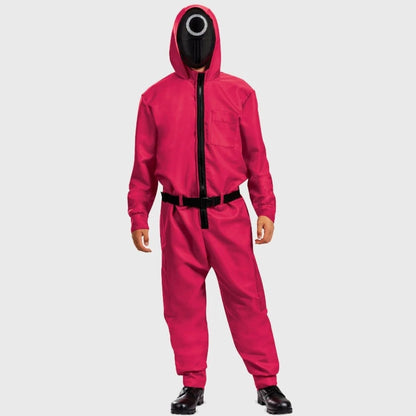 Ultimate Survival Game Costume Set with Hood and Mask