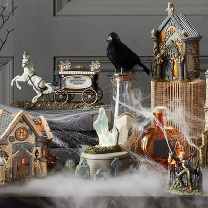 Gothic Graveyard Miniature Tombstone Set for Spooky Decor