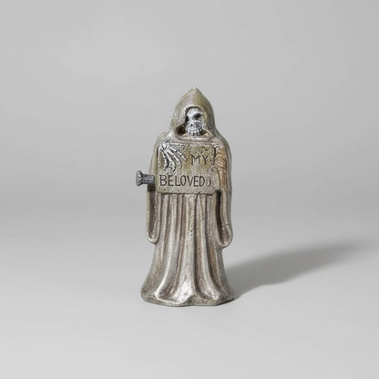 Spooky Resin Grave Marker Set – 4-Piece Halloween Decor