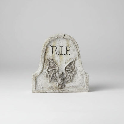 Spooky Resin Grave Marker Set – 4-Piece Halloween Decor