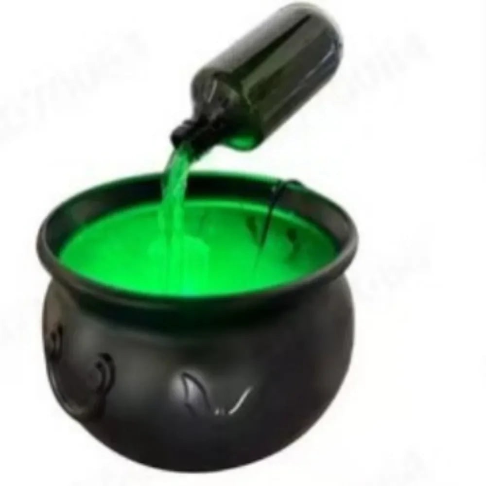 Spooky Cauldron Fog Maker with Enchanting LED Lights