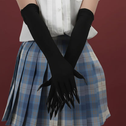 Enchanting Sorceress Claw Gloves with Glossy Talons