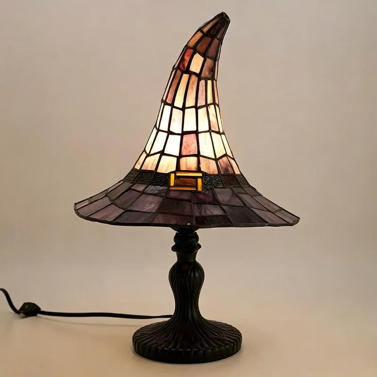 Gothic Charm Witch Hat Table Lamp with USB Power for Cozy Spaces