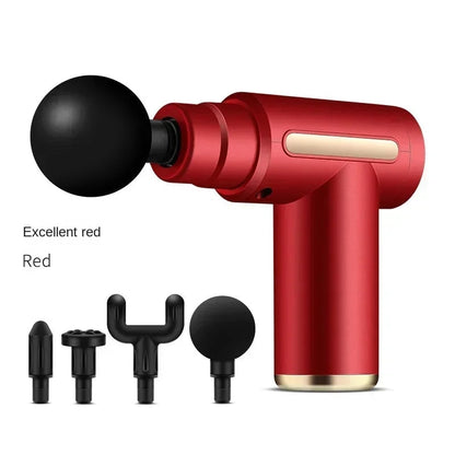Compact Smart Massage Device with Four Custom Heads