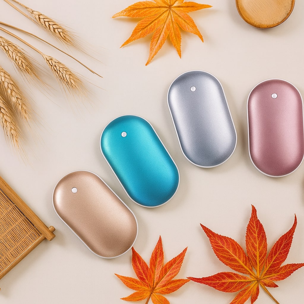 Electric Hand Warmer and Pocket Heater with Power Bank