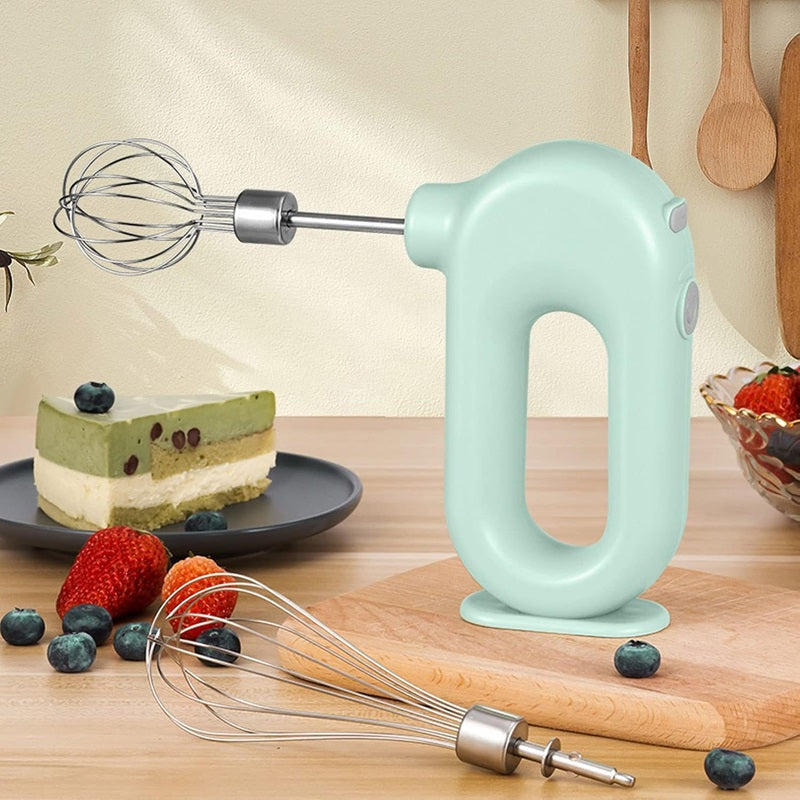 Compact 4-Speed Cordless Hand Mixer for Easy Mixing