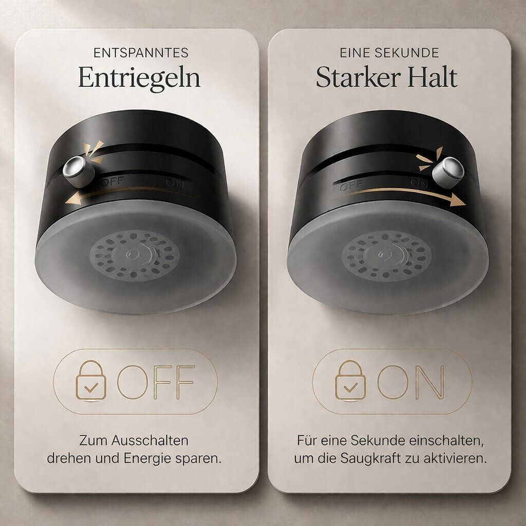 360° Rotating Magnetic Phone Holder with Vacuum Suction