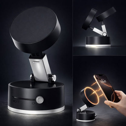 360° Rotating Magnetic Phone Holder with Vacuum Suction
