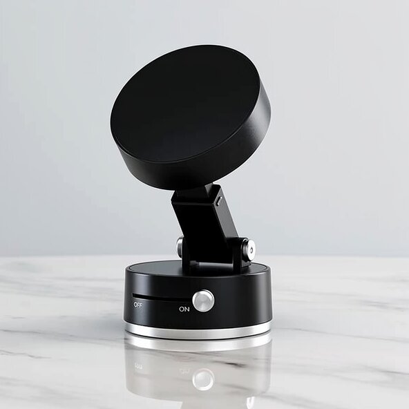 360° Rotating Magnetic Phone Holder with Vacuum Suction