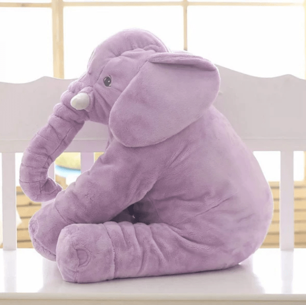 SnuggleSafe Elephant Plush Pillow