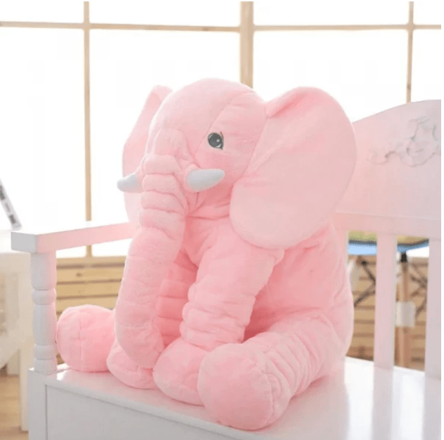 SnuggleSafe Elephant Plush Pillow