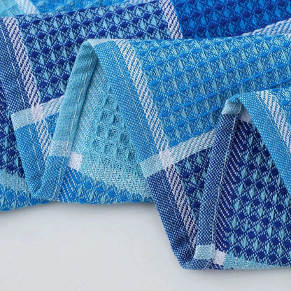 Retro Waffle Textured Kitchen Towels for Comfort and Style