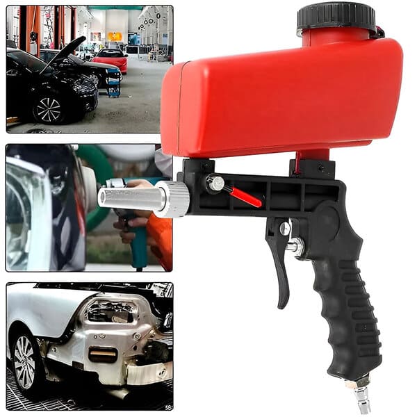 Multipurpose Sandblasting Gun – Powerful & Accurate for Rust Removal, Cleaning & Surface Treatment – 90 PSI Air Pressure System
