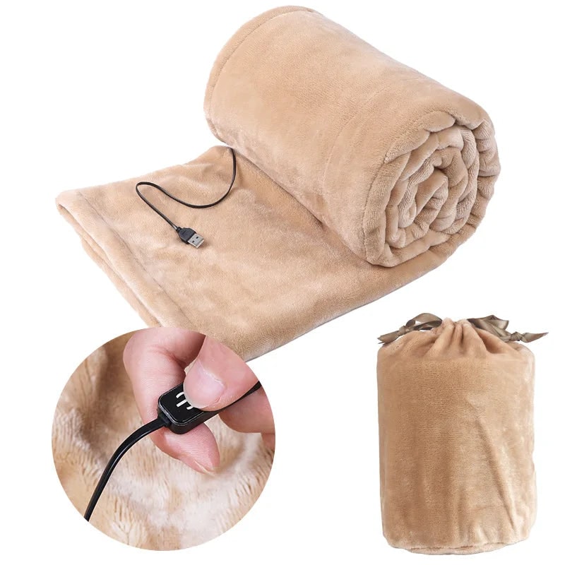 USB-Powered Heated Blanket for Ultimate Comfort and Convenience