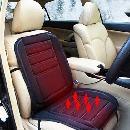 CozyRide Heated Seat Cushion with 12V Adapter and Remote Control