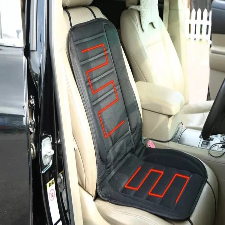 CozyRide Heated Seat Cushion with 12V Adapter and Remote Control