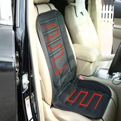 CozyRide Heated Seat Cushion with 12V Adapter and Remote Control
