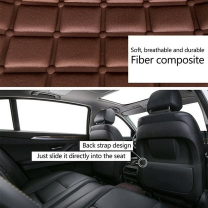 ComfortMax Heated Car Seat Cushion with Back Support – 12V Dual Heat