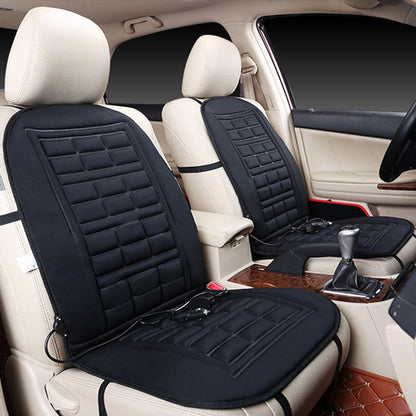 Ergonomic Heated Automotive Seat Cover with 12V Adapter