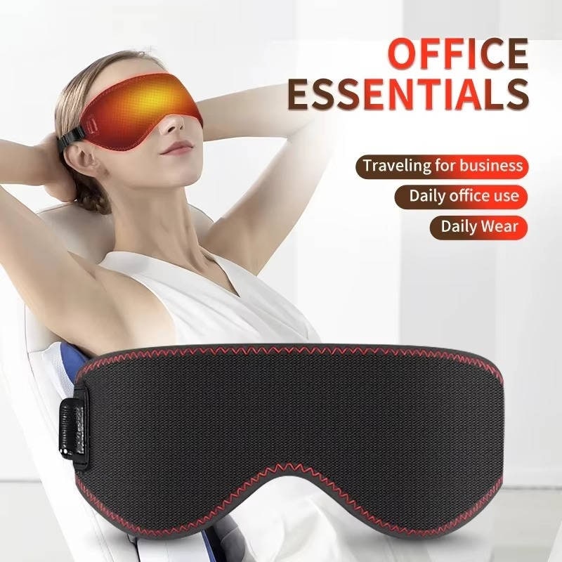 Relaxation Eye Mask with Adjustable Fit and USB Heating