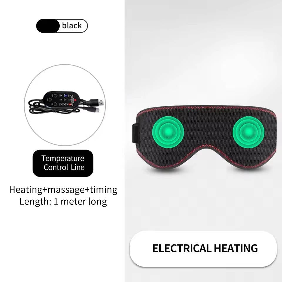 Relaxation Eye Mask with Adjustable Fit and USB Heating