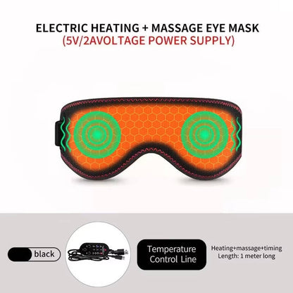 Relaxation Eye Mask with Adjustable Fit and USB Heating